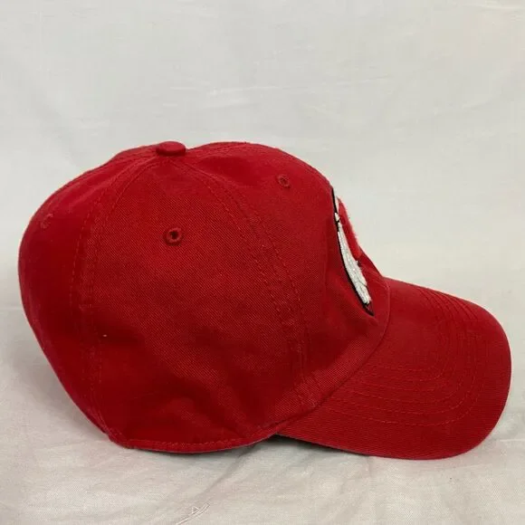 Utah Utes Baseball Cap Hat NCAA Red Embroidered '47 Mens Medium University Utah - Picture 6 of 11